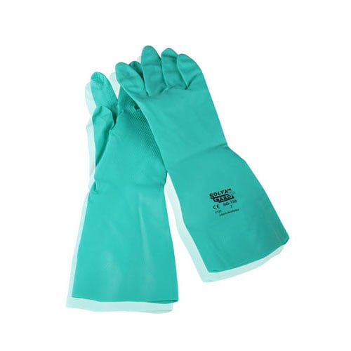 Health Sonics Nitrile Decontamination Utility Gloves, Medium, Pair, SG133M