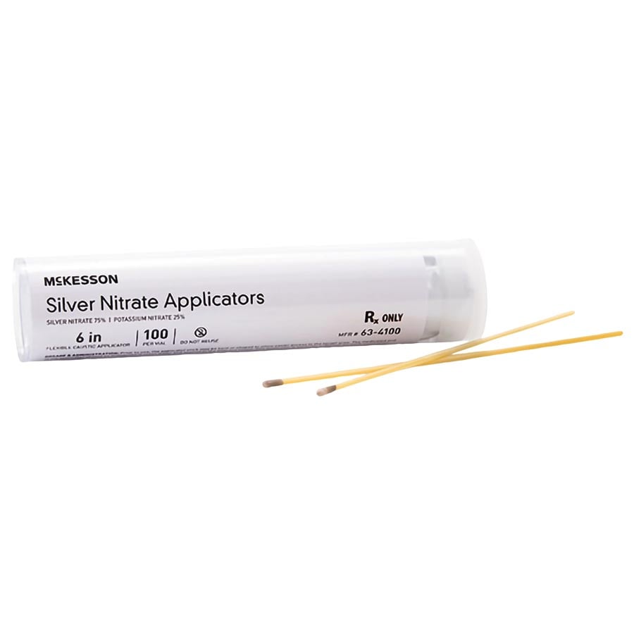 Grafco Silver Nitrate Applicator, Wood, 6", 100/Vial