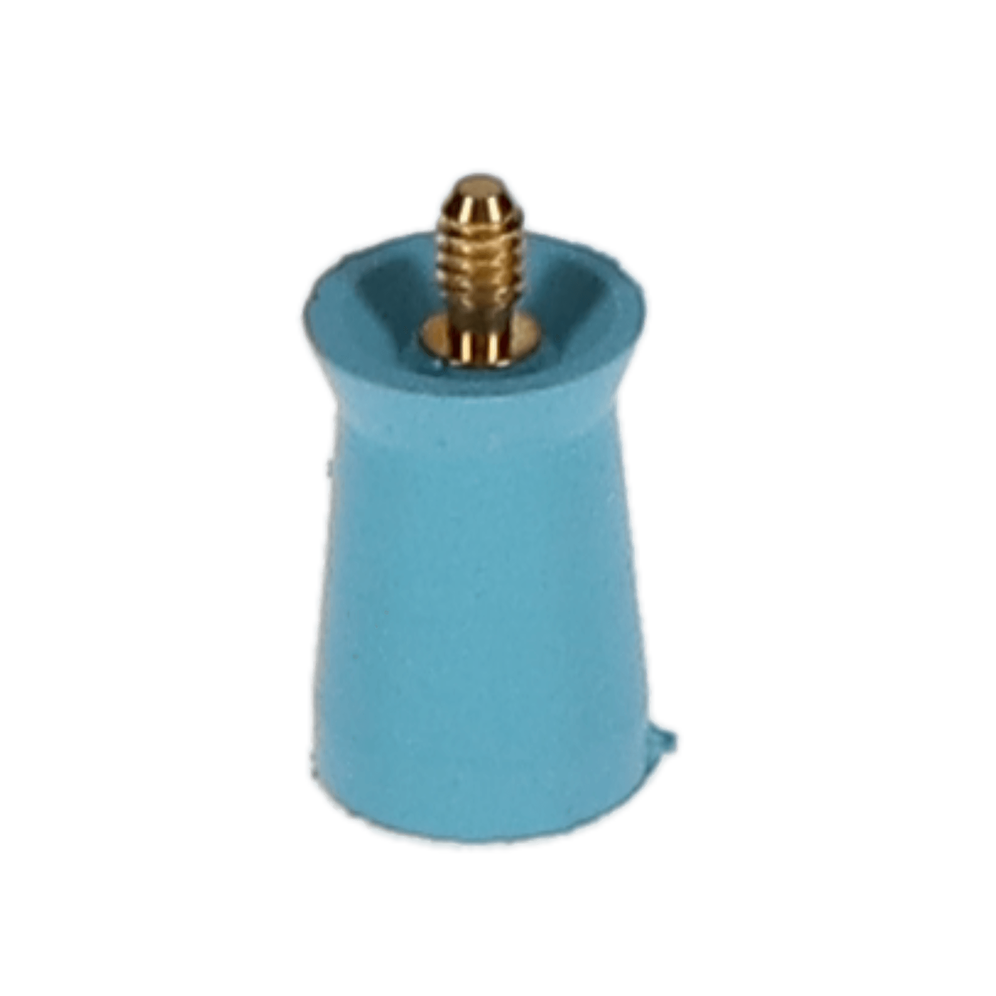 Allpro Non-Latex Prophy Cups, Screw Type, Ribbed & Webbed, Soft Aqua, Unscented, 1000/Pk, 102-S-1000