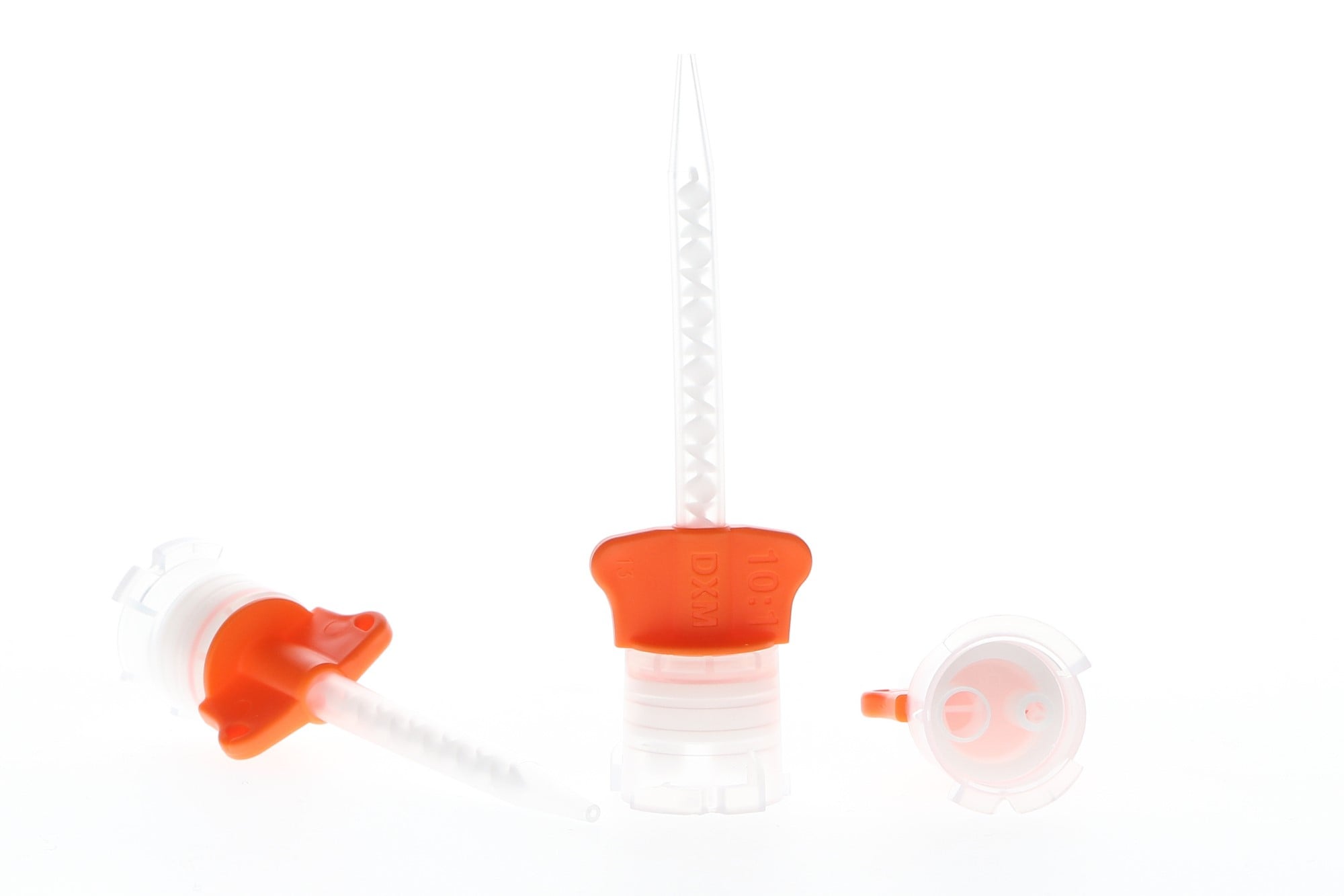 DX-Mixer HP Mixing Tips, #210, 10:1/4:1, 3.2 mm, Orange Wings, 48/Pk, DX-2000CO