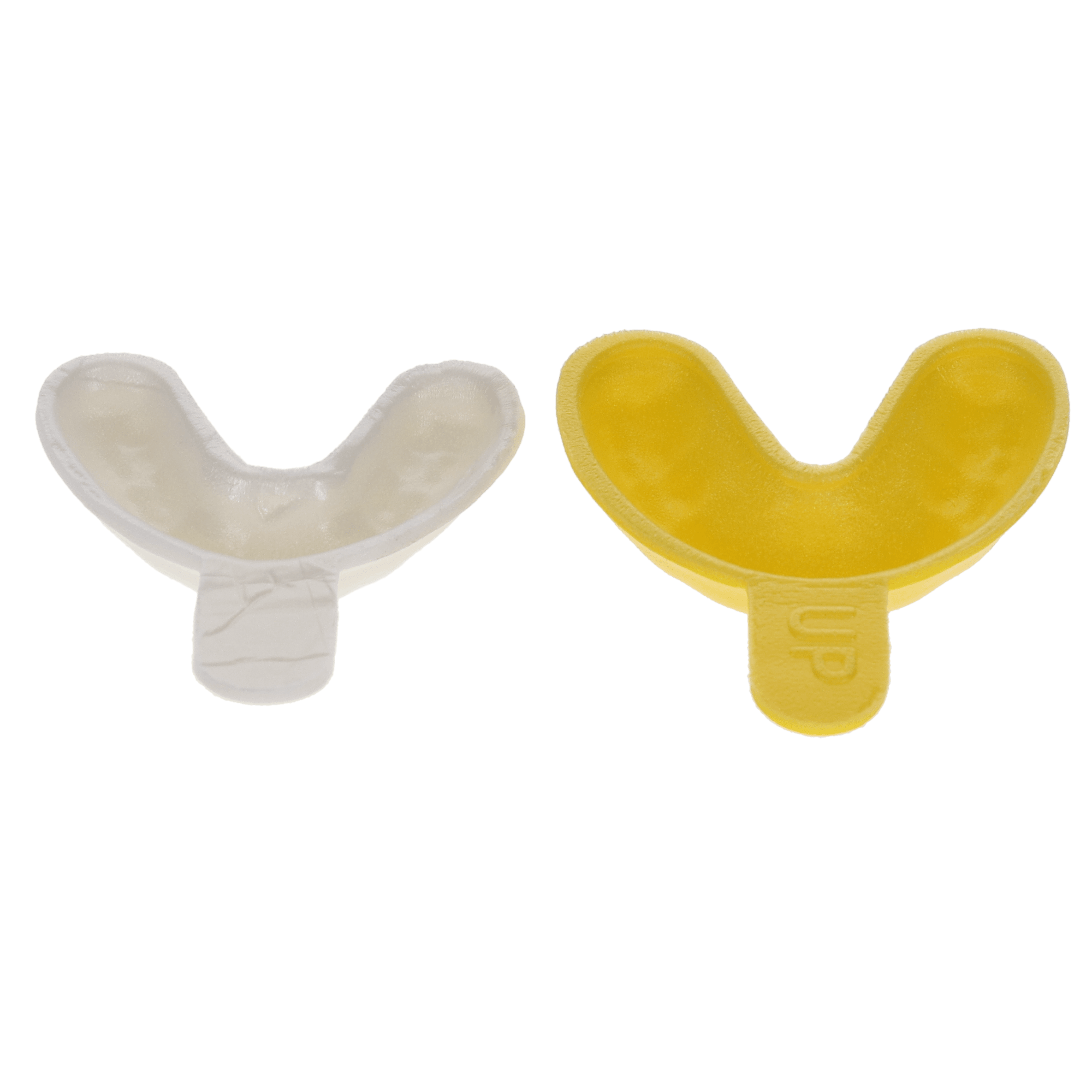 Plasdent Disposable Single Fluoride Trays, Small, Yellow, 100/Pk, FTS-S