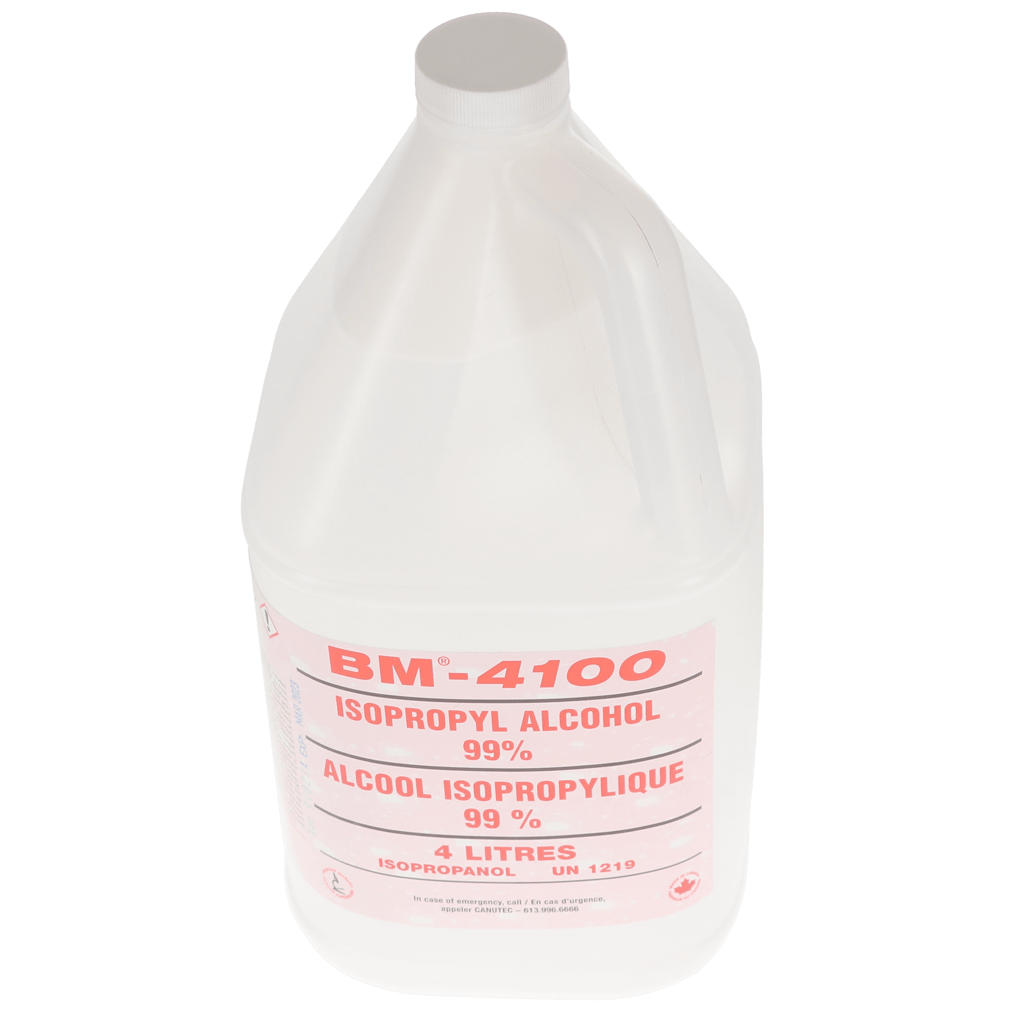99% Isopropyl Alcohol, 4 L, 1/Pk, BM-4100