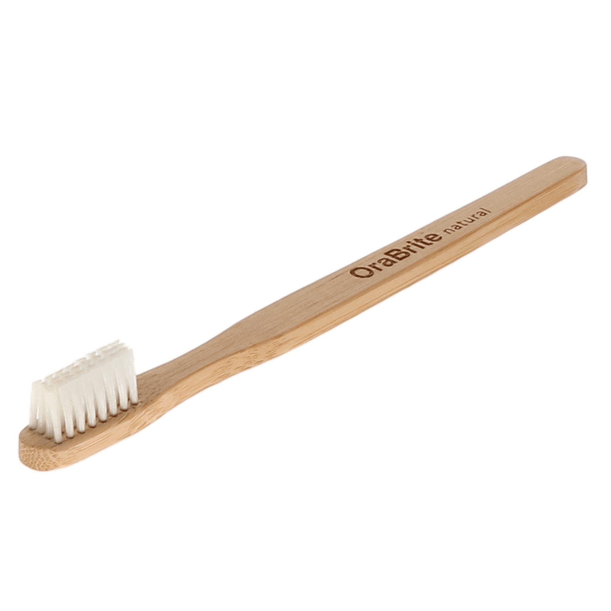 OraBrite Bamboo Toothbrush, Orthodontic, 32 Tuft with V-Trim Bristles, 72/Box, ORA22440