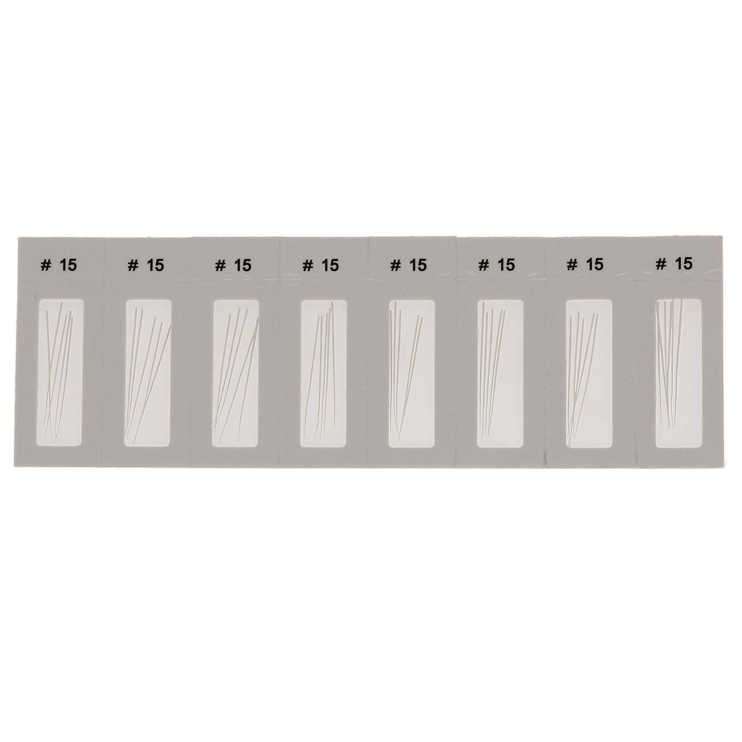 DiaDent Absorbent Paper Points, Non-Marked, .02 Taper, ISO Size #15, Cell Pack, 200/Box