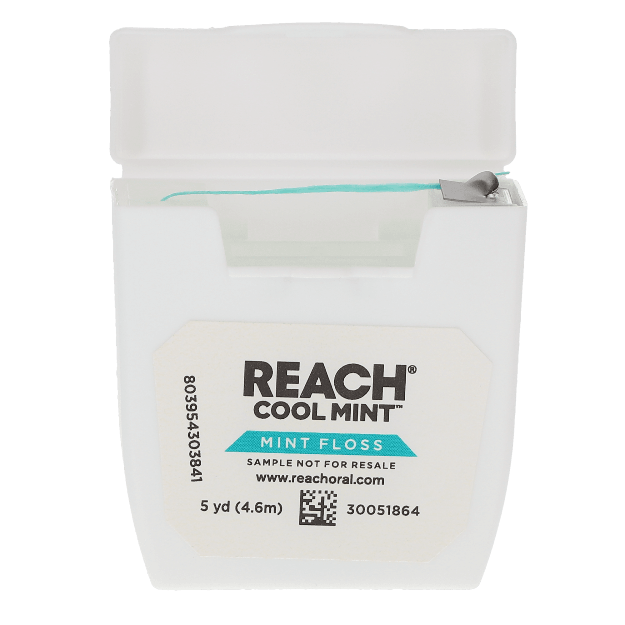 Reach Cool Mint Dental Floss, Waxed, 5 yd, 144/Case, 523521600
