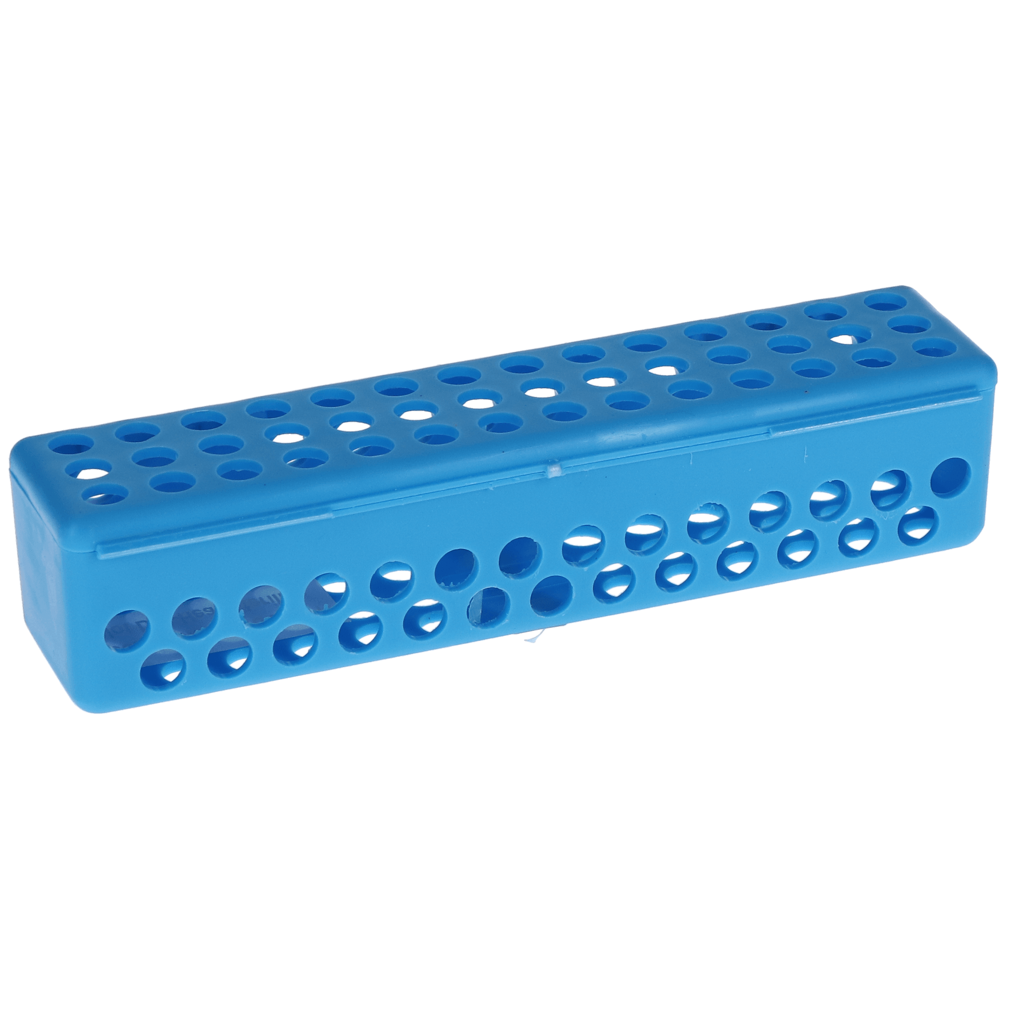 Plasdent Instrument-Steri Container, Neon Blue, 8" x 1-3/4" x 1-3/4", 1/Pk, IN100