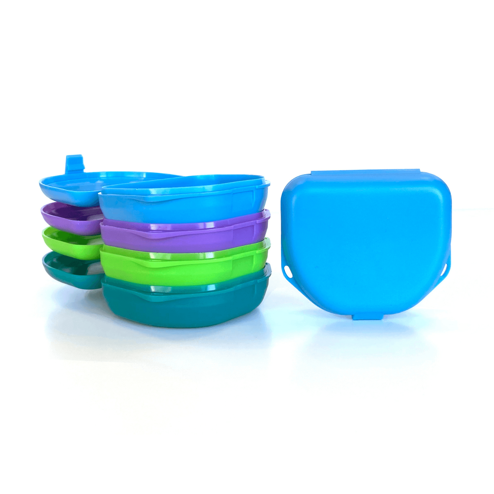 Zirc Dental Retainer Box, 1" Deep, Assorted Colors, 12/Pack, 25R500