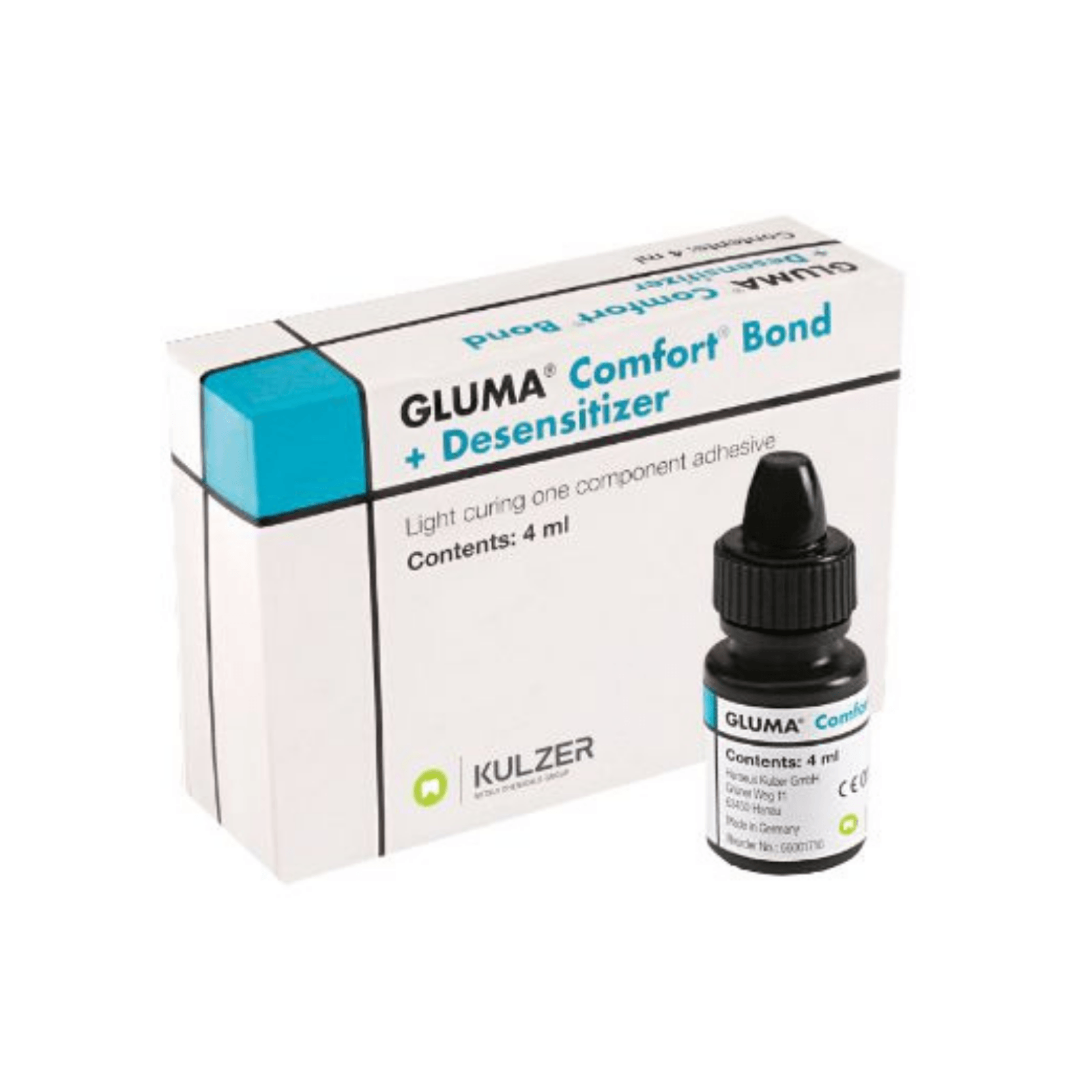 Gluma Comfort Bond & Desensitizer Total-Etch Adhesive, Single Pack, 4 ml, 1/Pk, 66040972-L