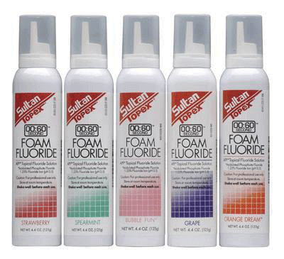 Topex APF Foam Fluoride, Strawberry, 4.4 oz