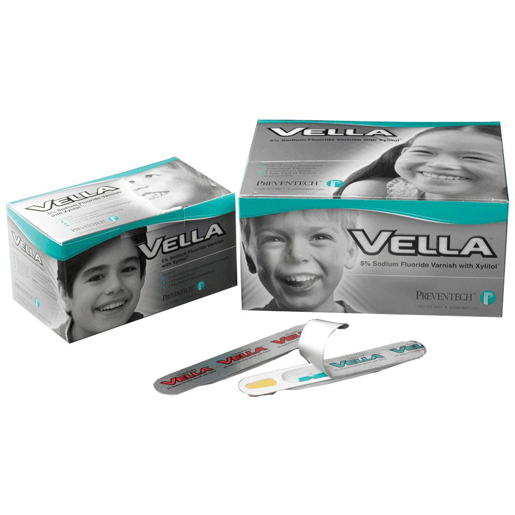 Vella Fluoride Varnish 5% Melon Flavor, 100/Bx
