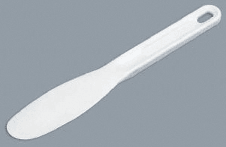 Plasdent Alginate Spatula, Plastic, Soft, Broad Blade, 7-1/2", Blue, 1/Pk, IM571
