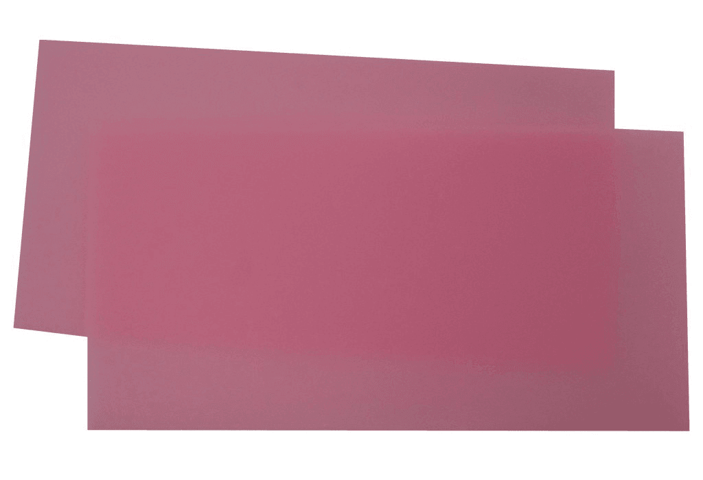 Quala Baseplate Wax, Medium Soft, Pink, 3" x 6" x 0.065" Sheets, 5 lb Box, WA110