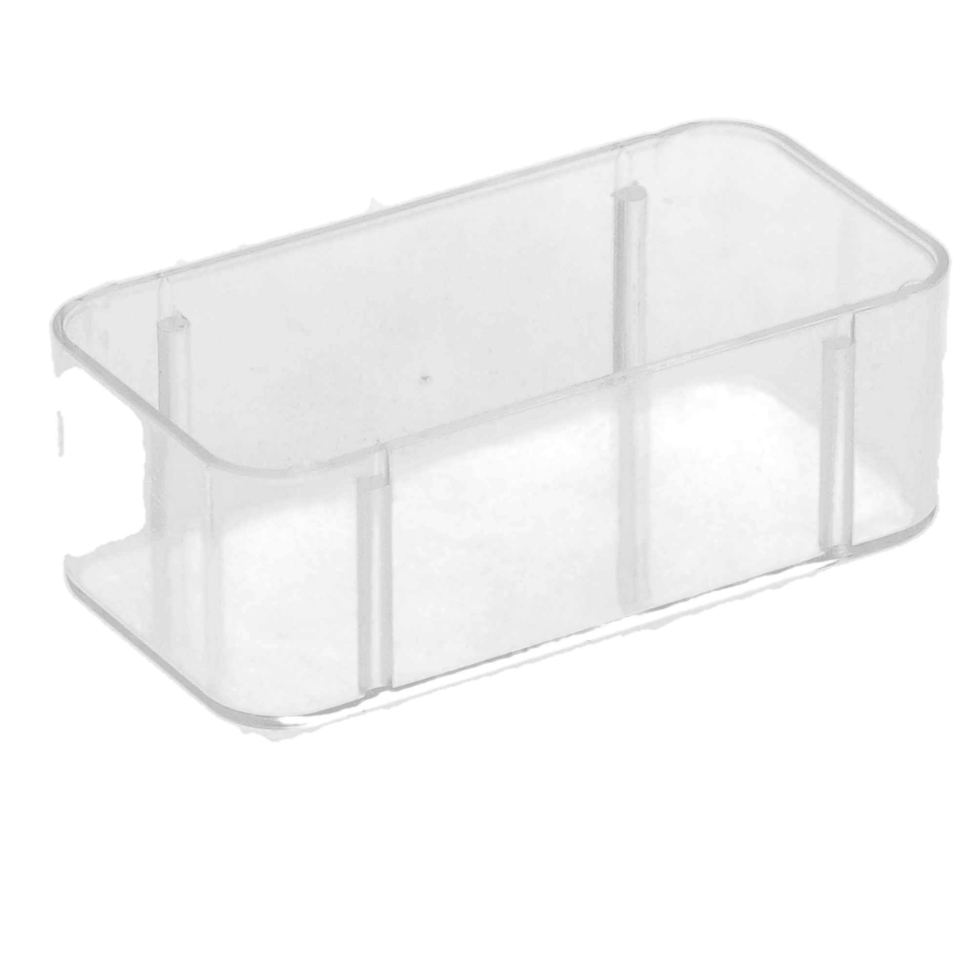 Magnetic Bur Block Cover, Rectangular, Clear, 1/Pk, OR430