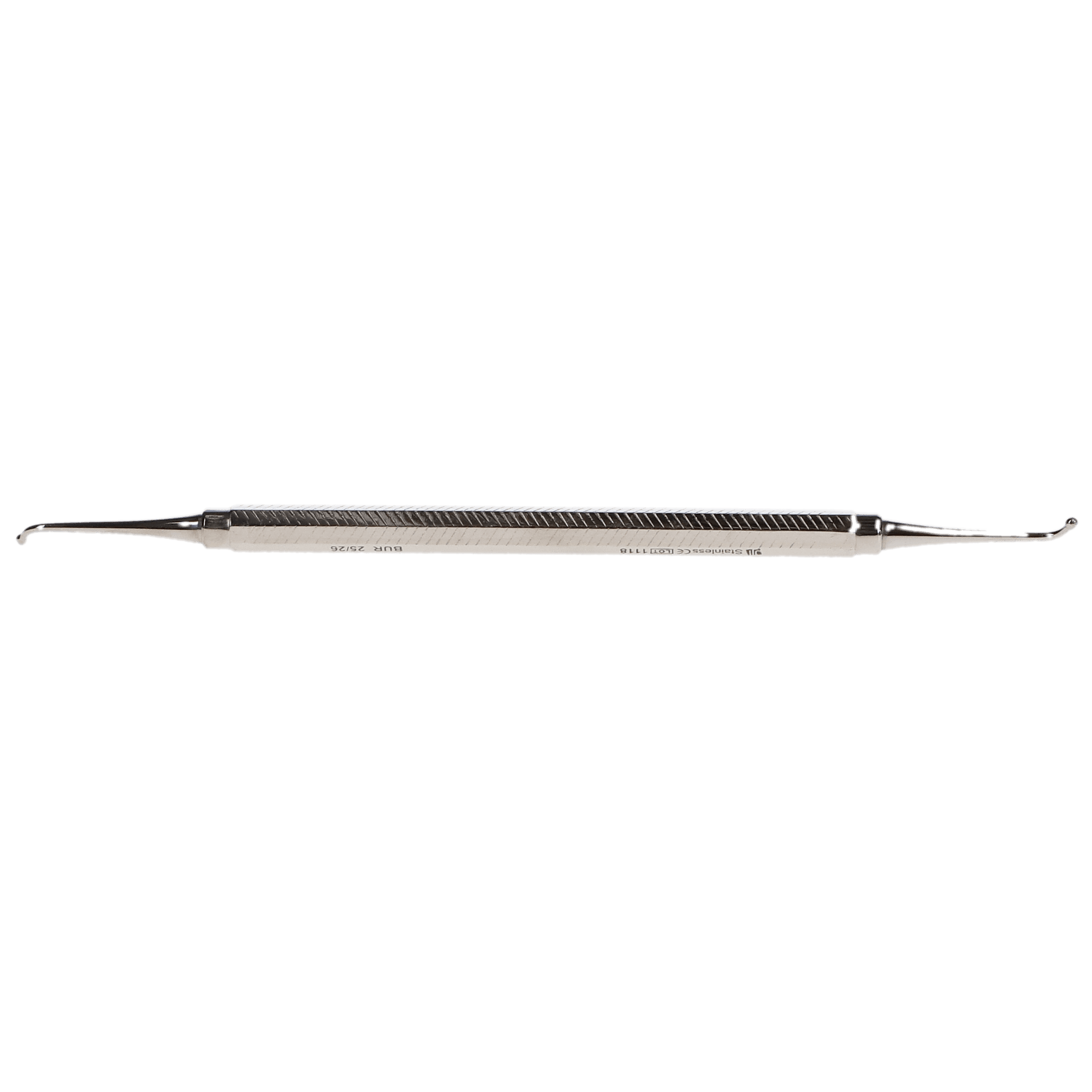 J&J Instruments Ball Burnisher, Double-End, #25/26 (13A), Octagonal Handle, 1/Pk, IN02-504 / 02-504