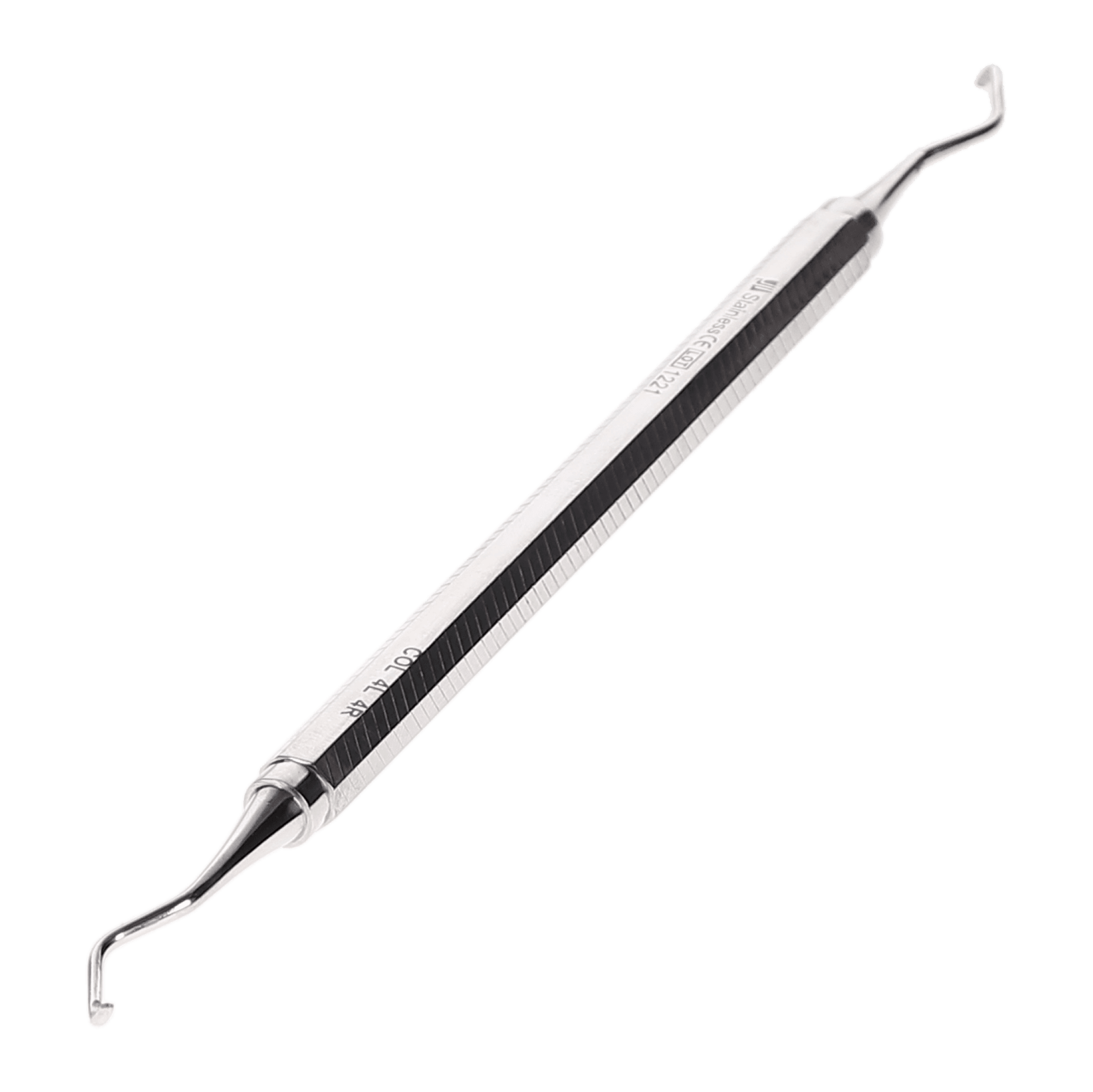 J&J Instruments Columbia Curette #4L/4R, Double-Ended, Solid Handle, 1/Pk, IN11-741