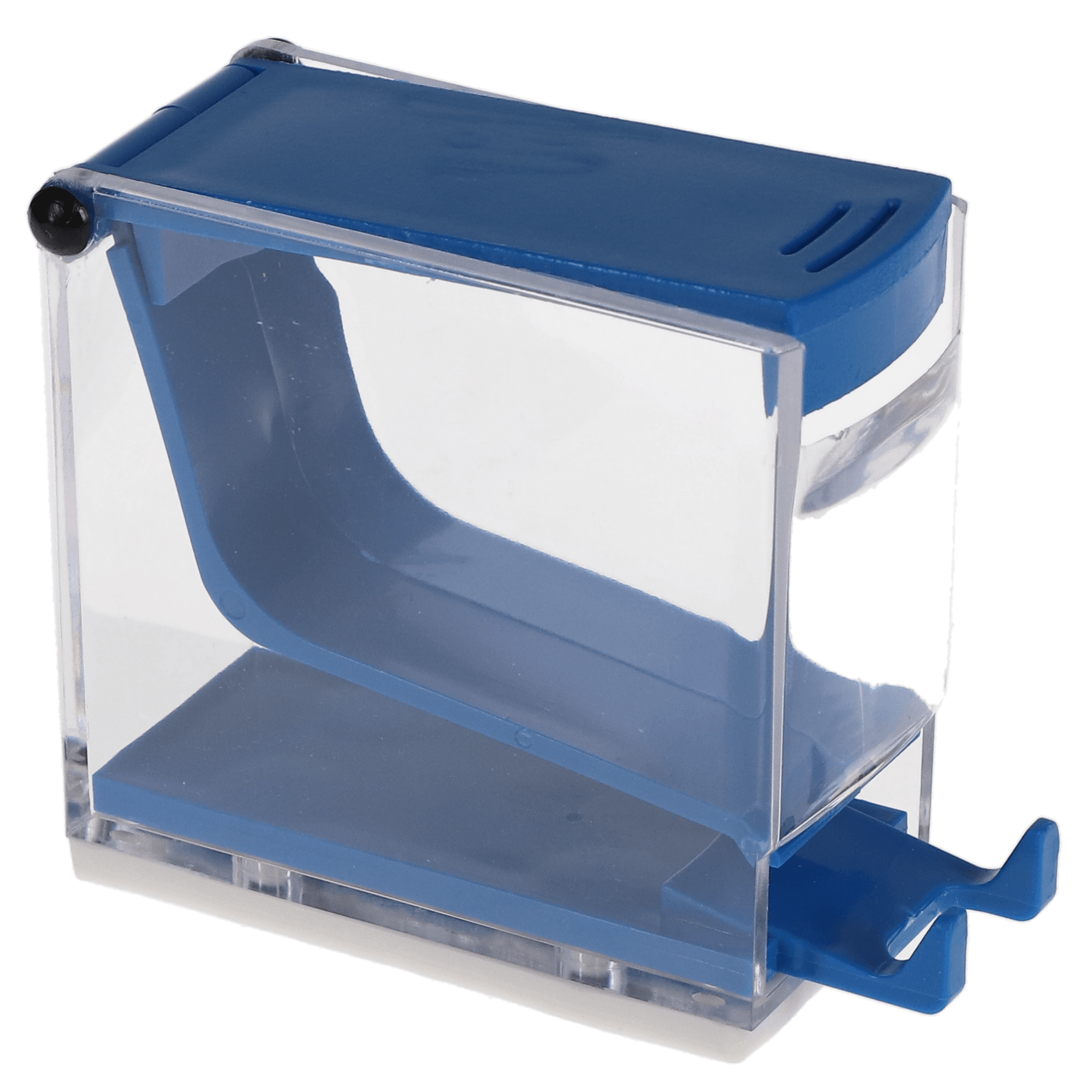 Plasdent Push-Style Cotton Roll Dispenser, Blue, 1/Pk, OR215