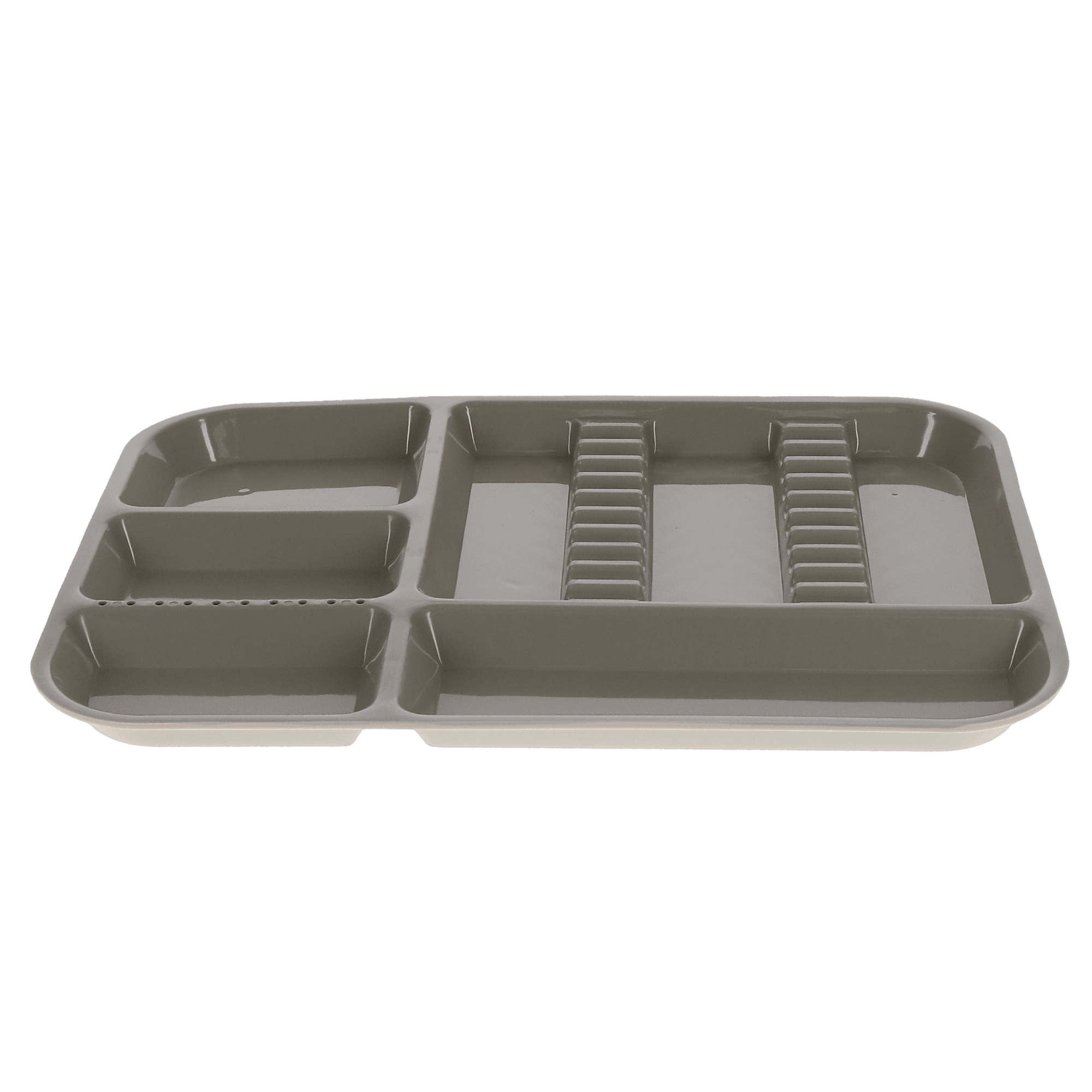 Divided Tray Size B, Gray, 1/Pk, OR328