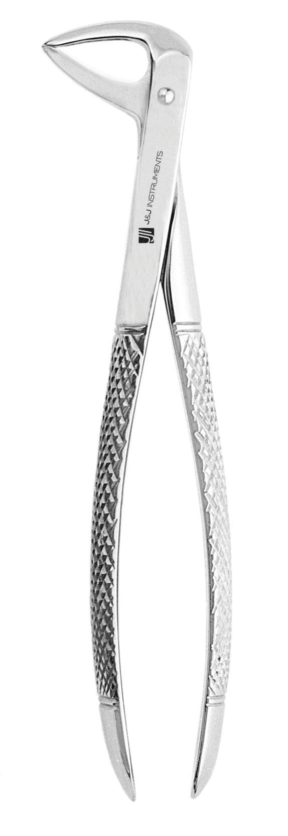 J&J Instruments Extracting Forceps #74N, English Pattern, Lower Root, Stainless Steel, 1/Pk, 05-745
