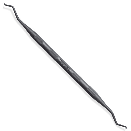 American Eagle Titanium Implant Curette, #L3-4 Langer, Posterior, Double-Ended, EagleLite Resin Handle, 3/8" Green, 1/Pk, AEIIL3-4X