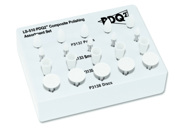 Kerr PDQ2 Composite Polishing System, RA, Intro Kit, Assorted, 20/Pk, LS-510