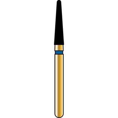 Alpen Multilayer Diamond Burs, FG, Tapered Round End, #856, 1.8 mm, Super Coarse, Black, 5/Pk, 60032305