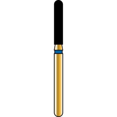 Alpen Multilayer Diamond Burs, FG, Cylinder Round End, # 881, 1.6 mm, Coarse, Blue, 5/Pk, 60032613