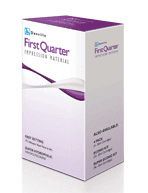 First Quarter VPS Impression Material, Monophase, Fast Set, 50 ml Cartridges, Chocolate Mint, 4/Pk, 90900