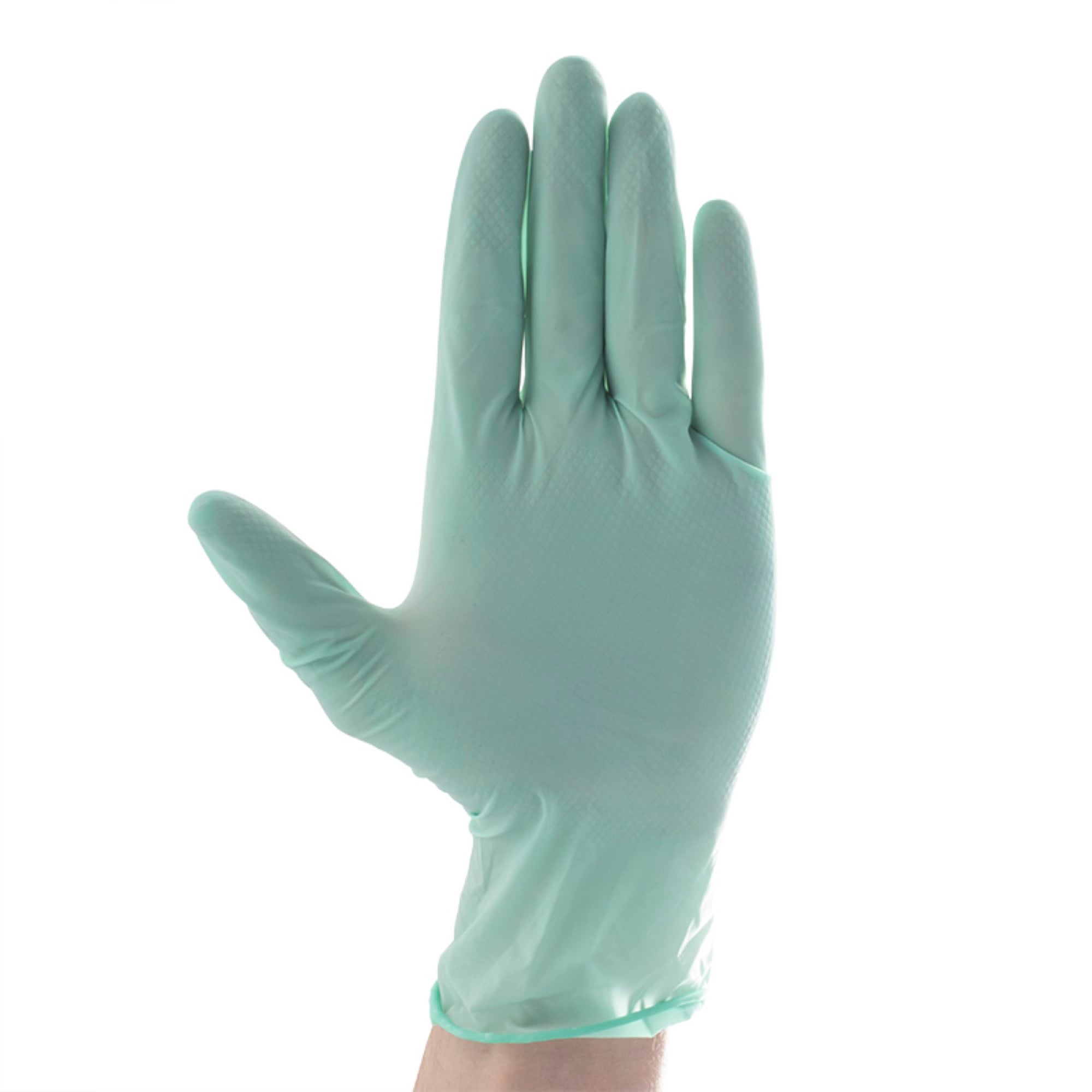 Alasta Aloe Soft-Fit Nitrile Exam Gloves, Powder Free, Small, Green, 100/Box, AA100S