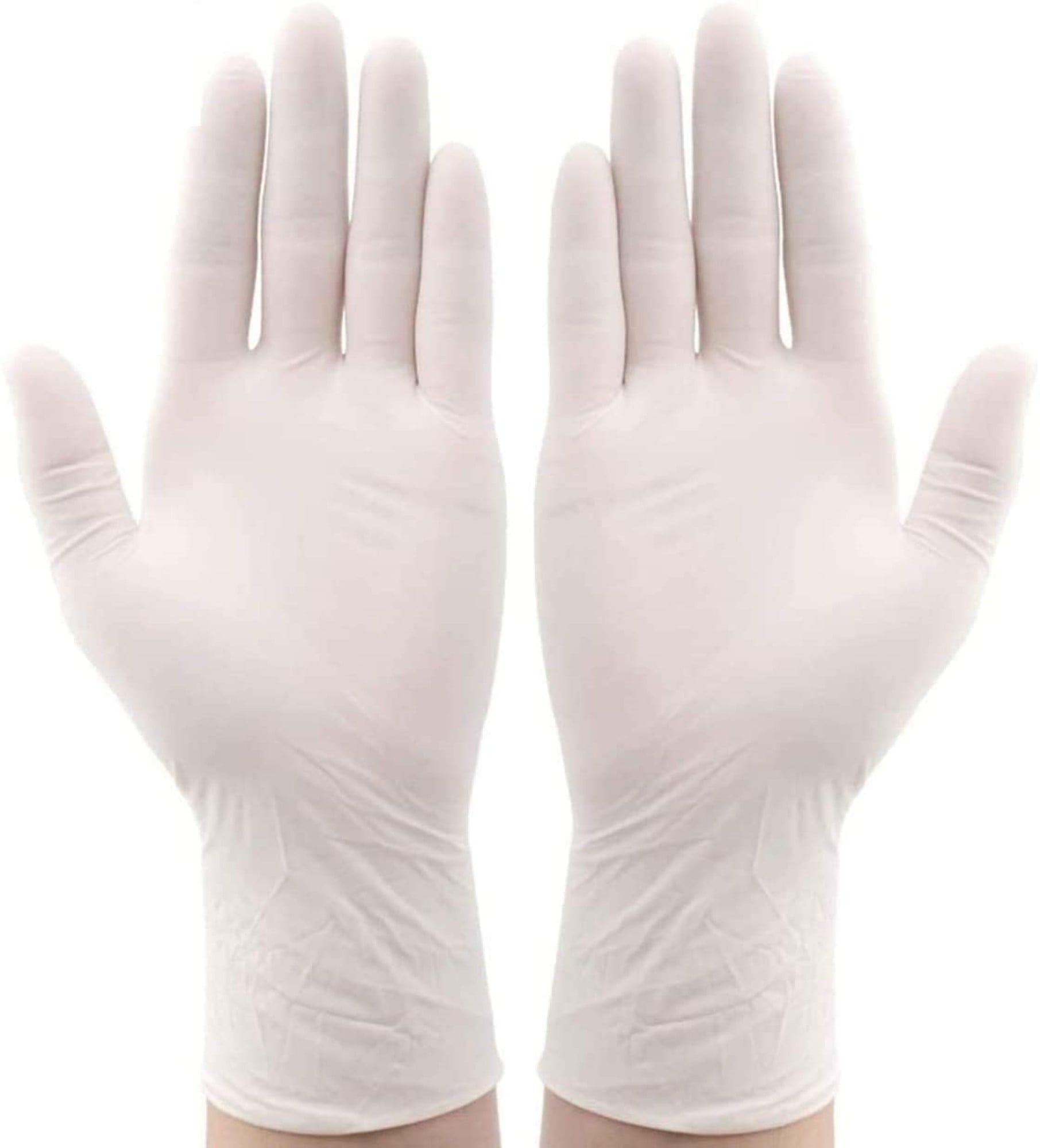 Nuvo Vinyl Exam Gloves, Powder-Free, Non-Sterile, Small, White, 100/Box, NV100S