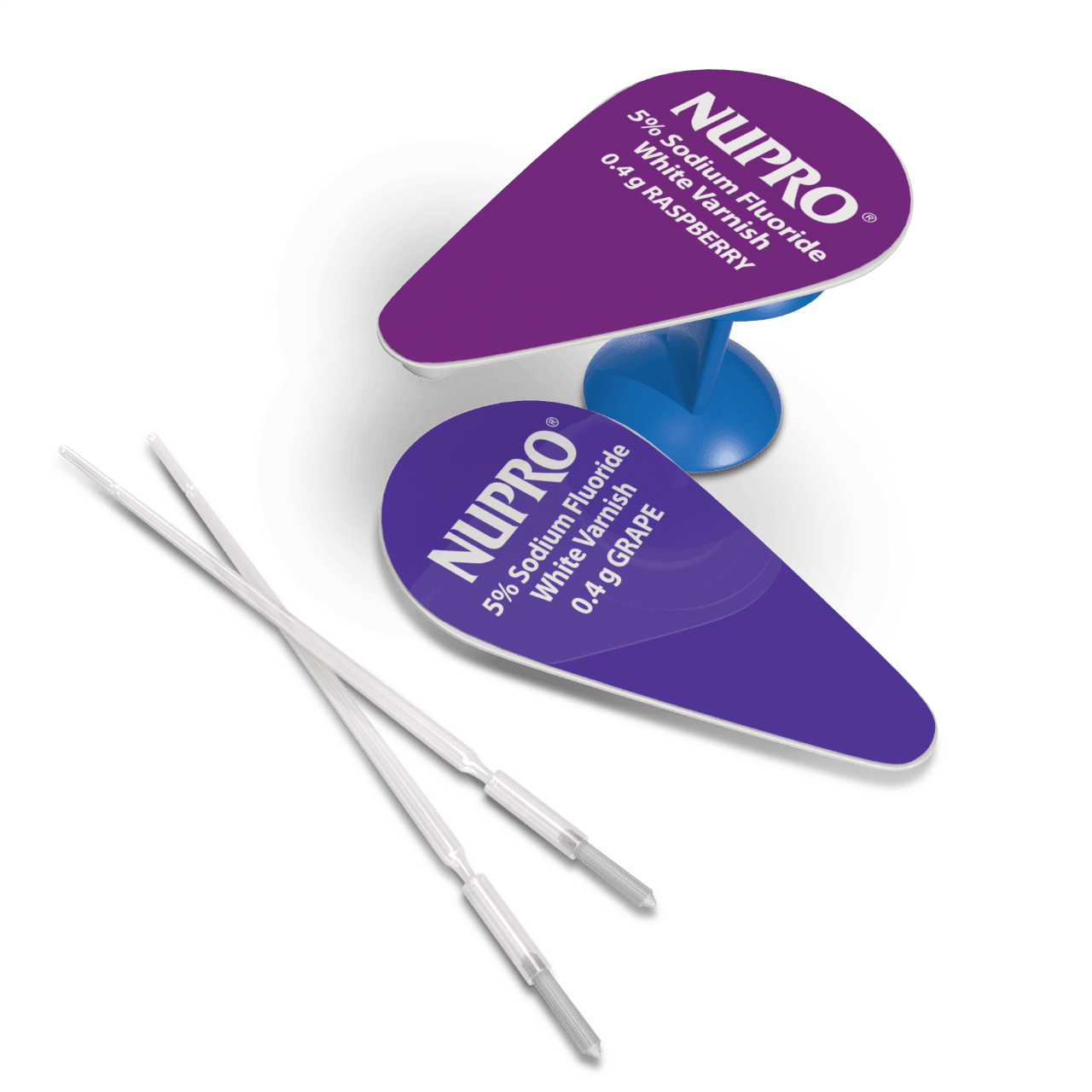 NUPRO White Fluoride Varnish, 0.25 g, Raspberry, 50/Pk