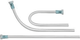 Formeject Disposable Hi-Flow Saliva Ejectors, Plastic, White/Blue, 100/Pk