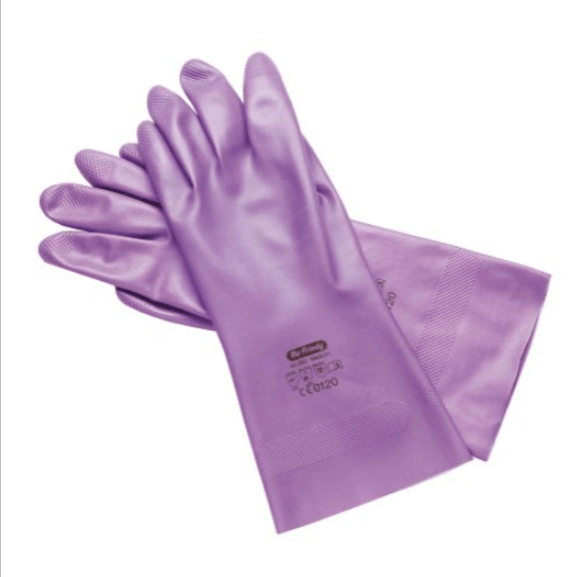 Hu-Friedy IMS Lilac Utility Nitrile Gloves, Powder-Free, Large, Size 9, 3 Pairs/Box, 40-064