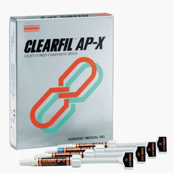 Clearfil AP-X Light-Cure Microhybrid Composite, PLT Refill, Universal Viscosity, Shade B2, 0.20 g Tips, 20/Pk, 1745KA