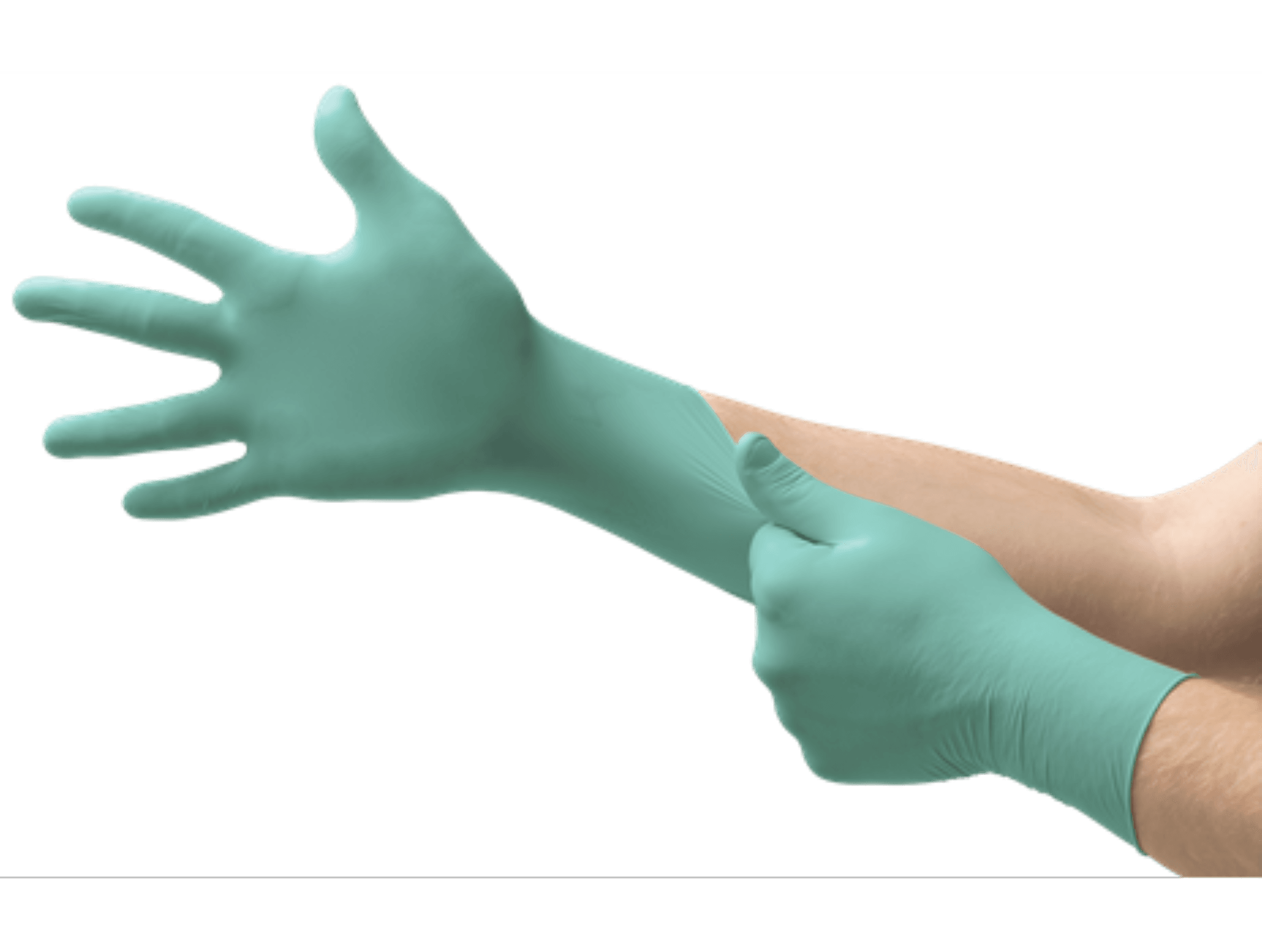 Microflex NeoPro Chloroprene Exam Gloves, Powder-Free, Non-Sterile, Medium, Green, 100/Box, NPG-888-M