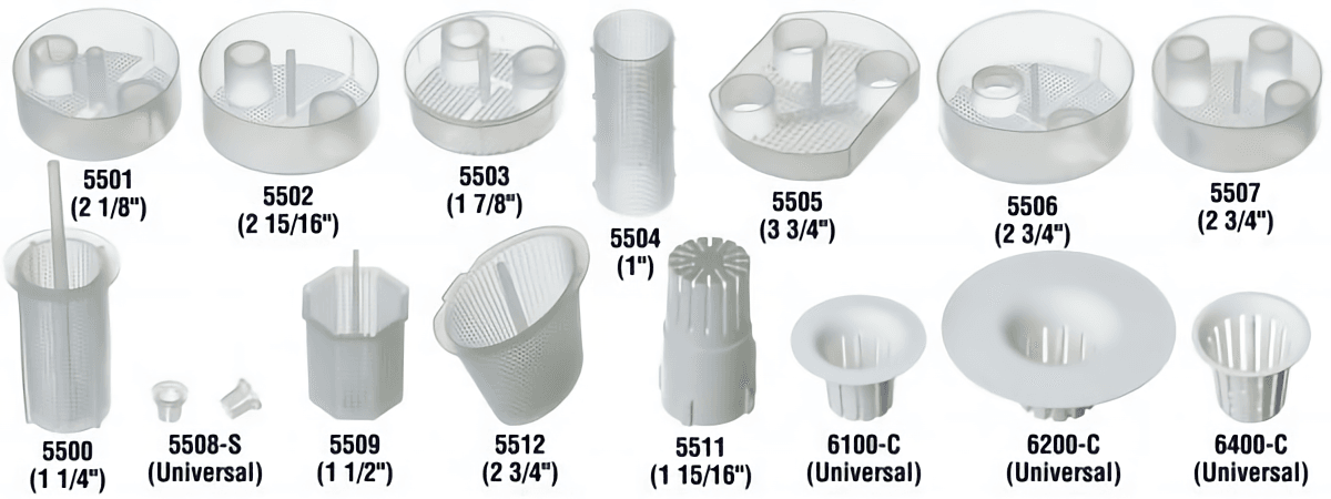 Pinnacle Dispos-A-Trap #5511 Disposable Cuspidor Strainer, 144/Bx
