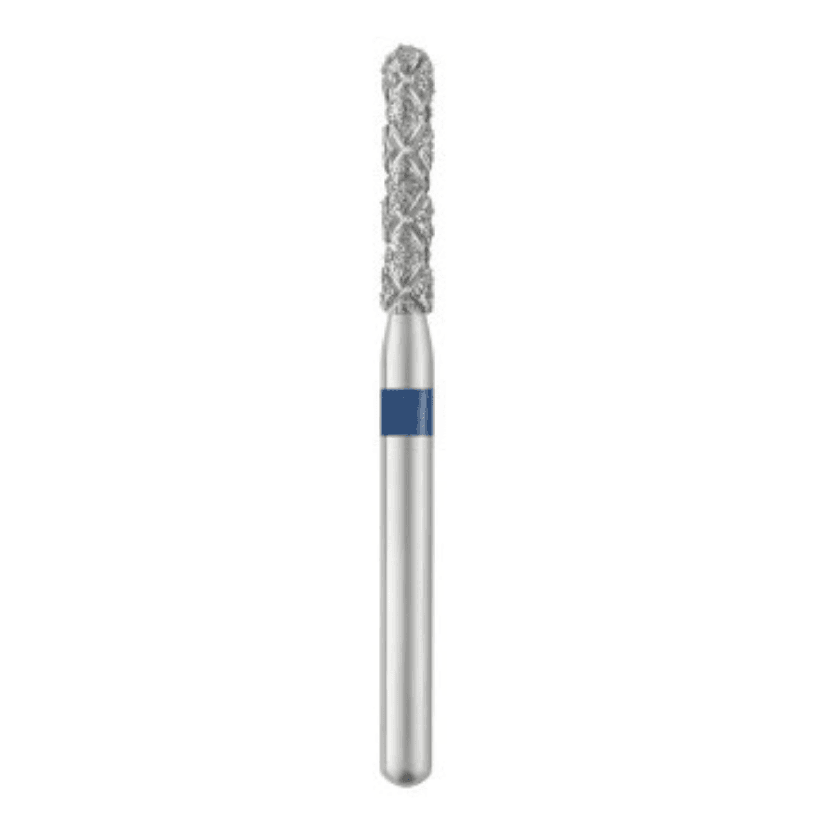 Piranha 2X Diamond Single-Use Burs, FG, Round End Cylinder, # 881-016, 1.6 mm, Medium, Blue, 25/Pk, 881-016-2X
