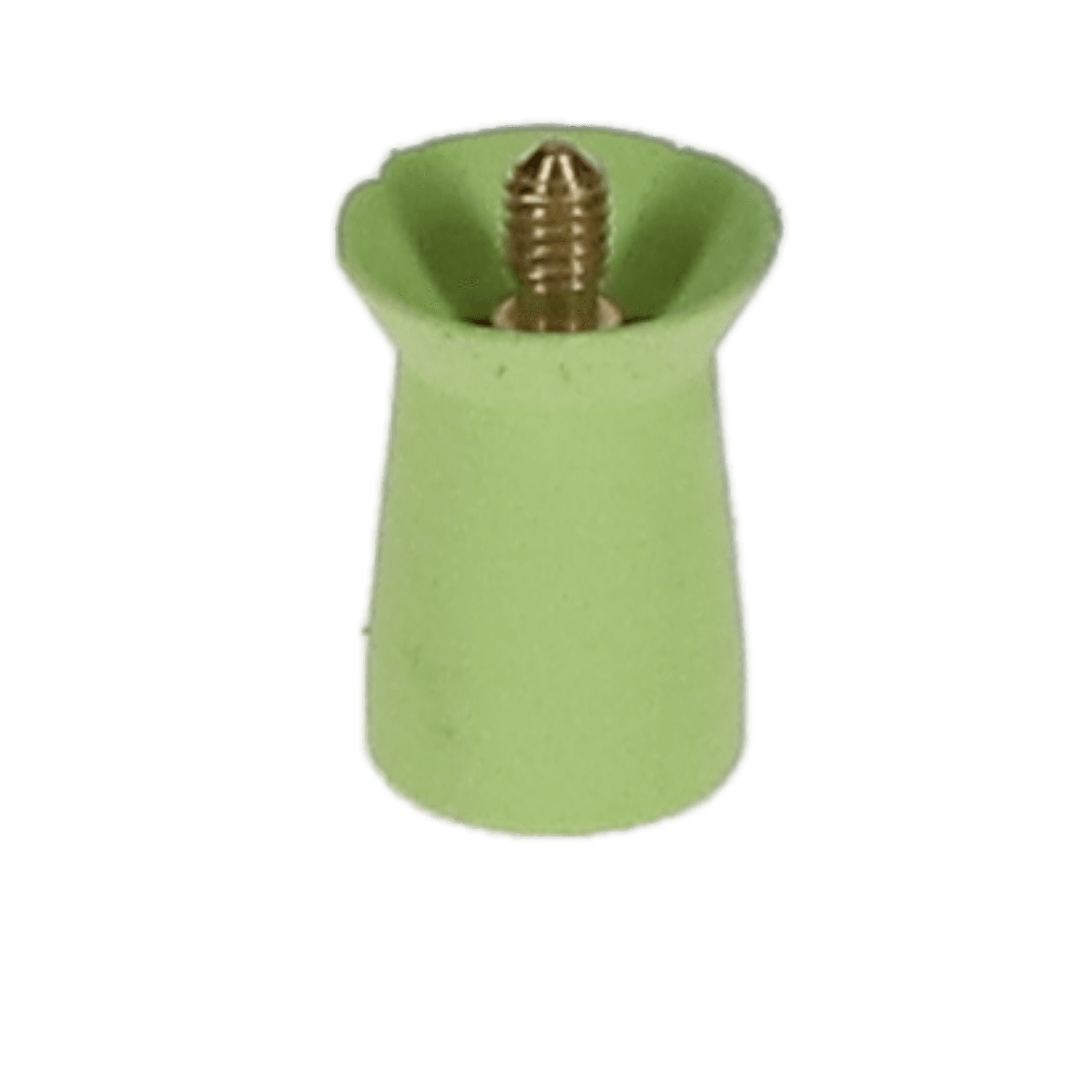 Densco Prophy Cups, Latex-Free, Screw Shank, Soft Rubber with Reverse Helix Rib, 144/Pk, 85148
