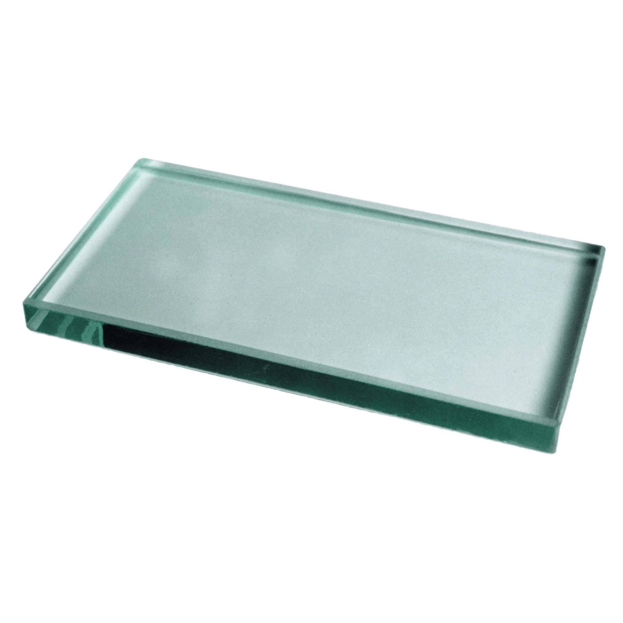 Buffalo Dental No. 2 Glass Mixing Slab, 3" x 4" x 1/4", Polished with Beveled Edges, 1/Pk, 78510