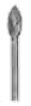 Keystone 920 Laboratory Spiral Cut Carbide Bur, Football, #51-A, 1/Pk, 1201930