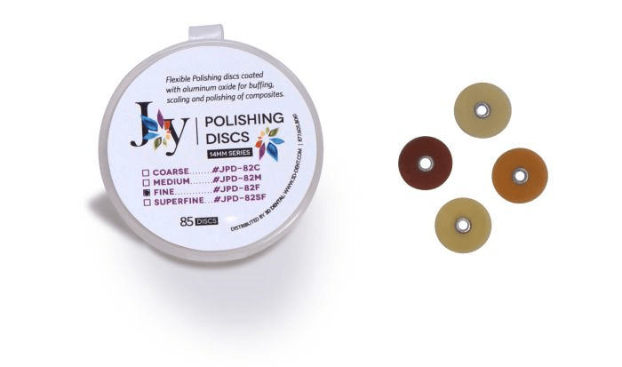 Joy Polishing Discs, 10mm, Coarse, Jar of 85, JPD-81C
