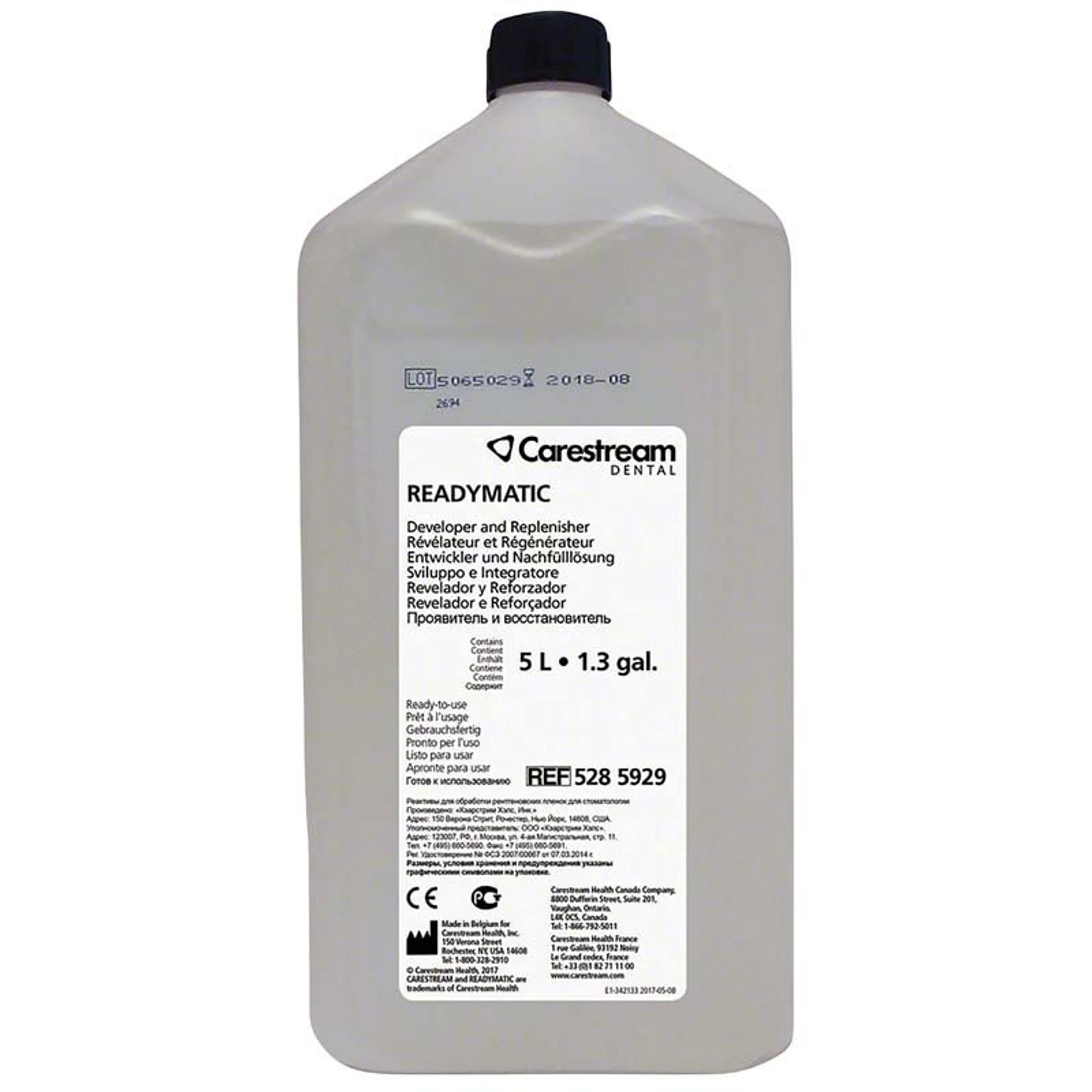 Kodak Readymatic Developer, Ready-to-Use, 5 L, 1/Pk