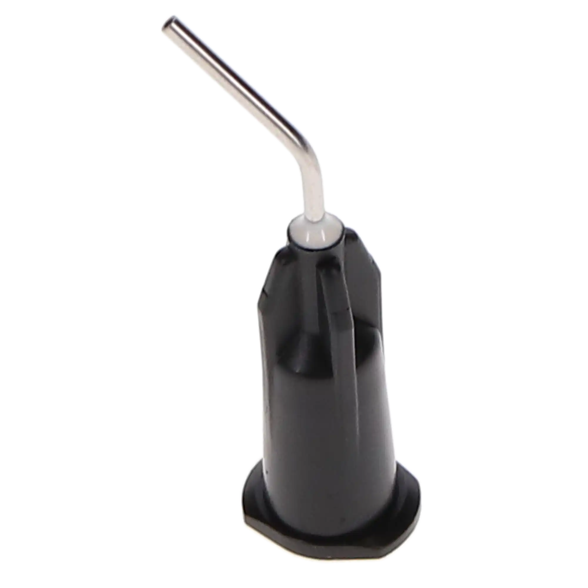 Defend Plus Pre-Bent Needle Dispensing Tips, 19 Gauge, Black, 100/Pk, PN-1229