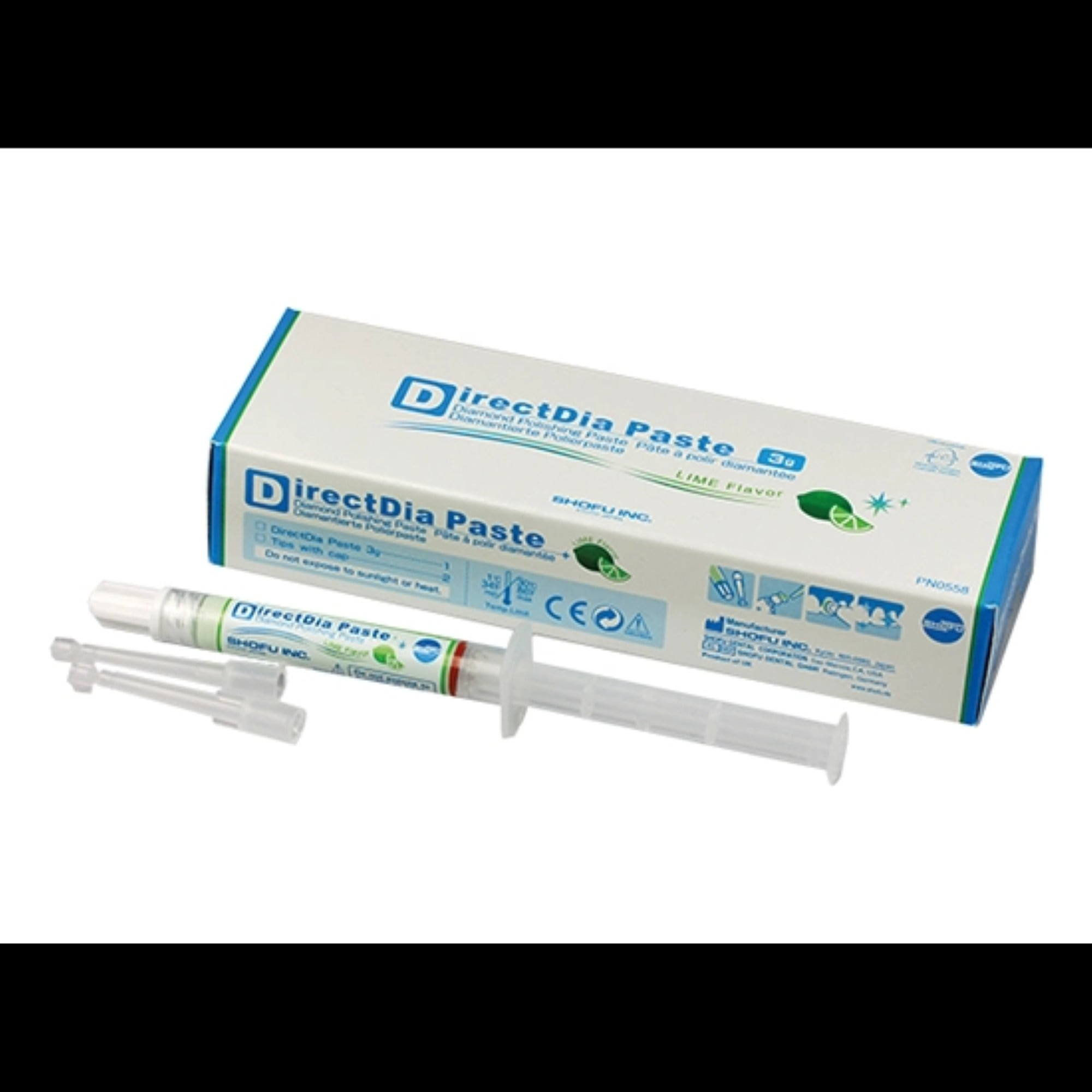 Shofu DirectDia Diamond Polishing Paste, 3 g Syringe with Application Tips, 1/Pk, 0558
