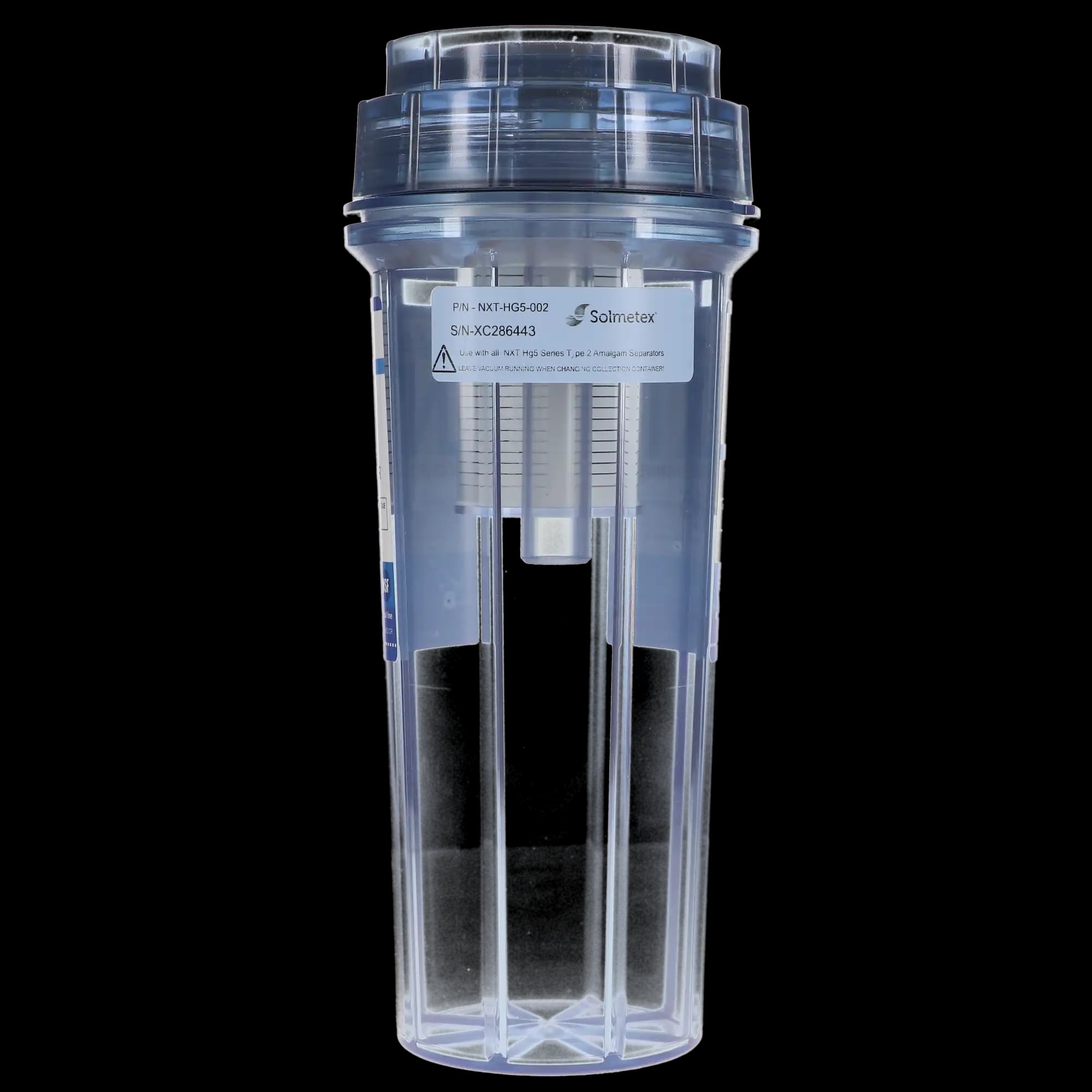 Solmetex NXT Hg5 Collection Container with Recycle Kit, NXT-HG5-002CR, 1 Kit