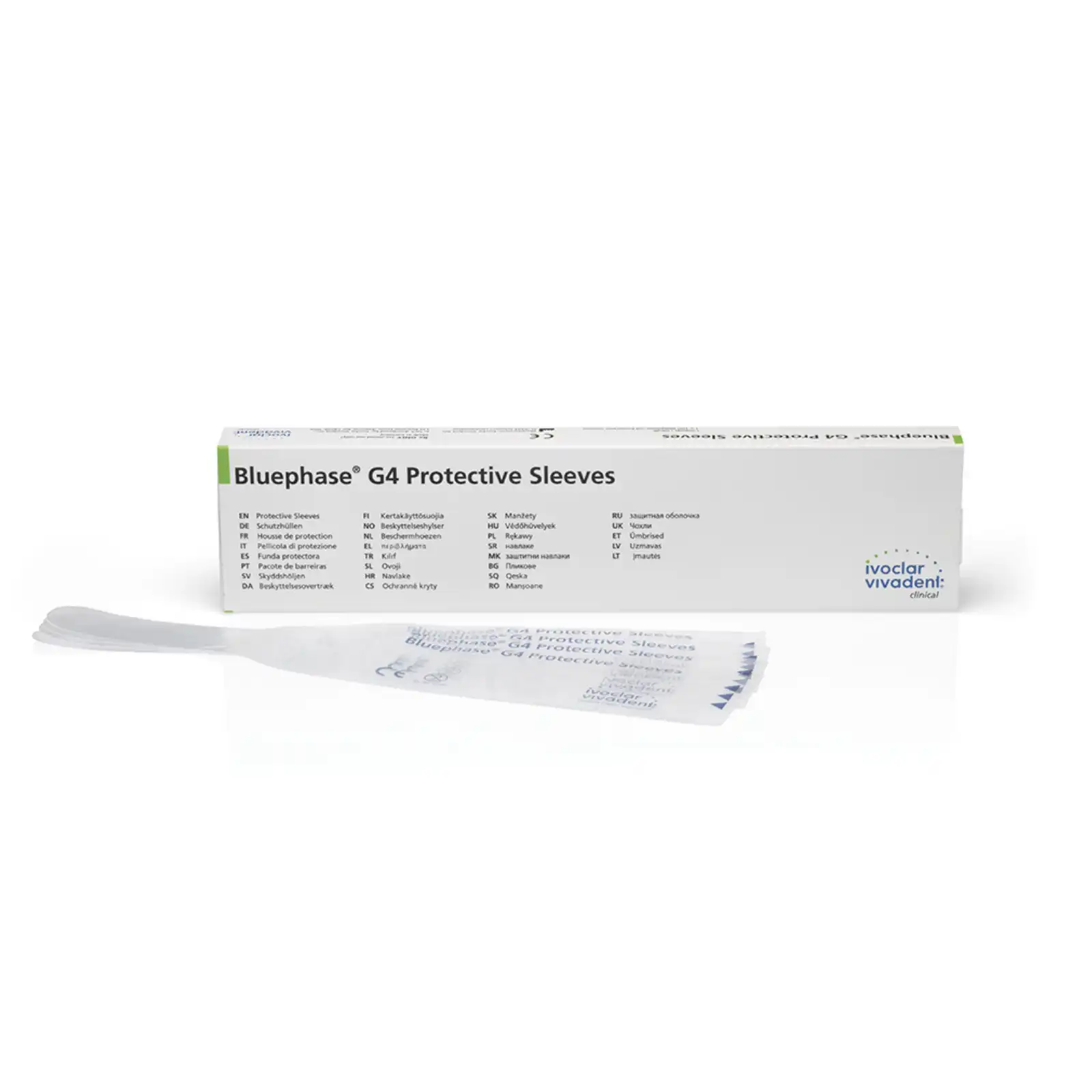 Bluephase G4 Curing Light Protection Sleeves, Refill, 100/Box, 691666