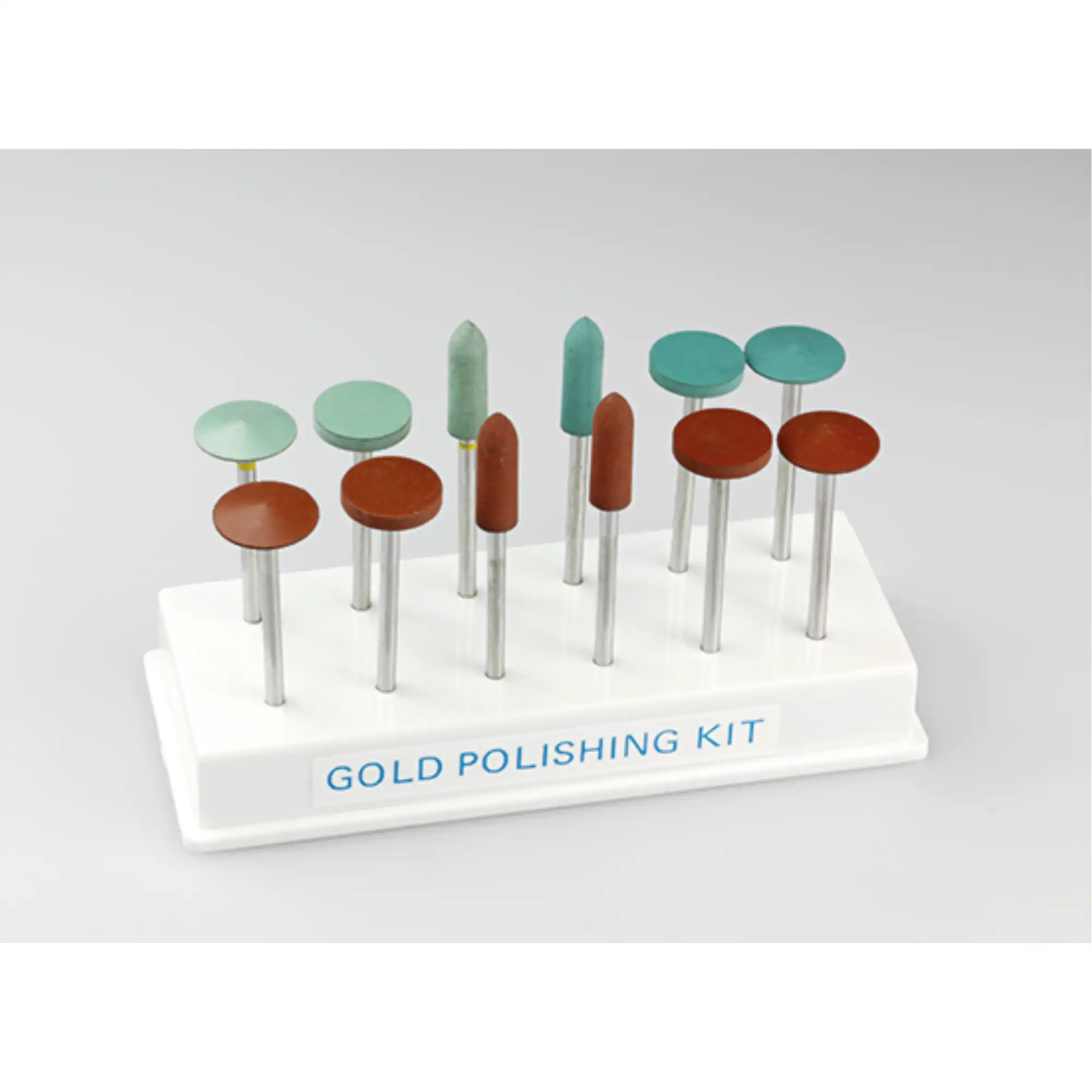 Shofu Gold Polishing Classic Plastic Kit, High-Speed, Assorted, 1/Pk, 0303