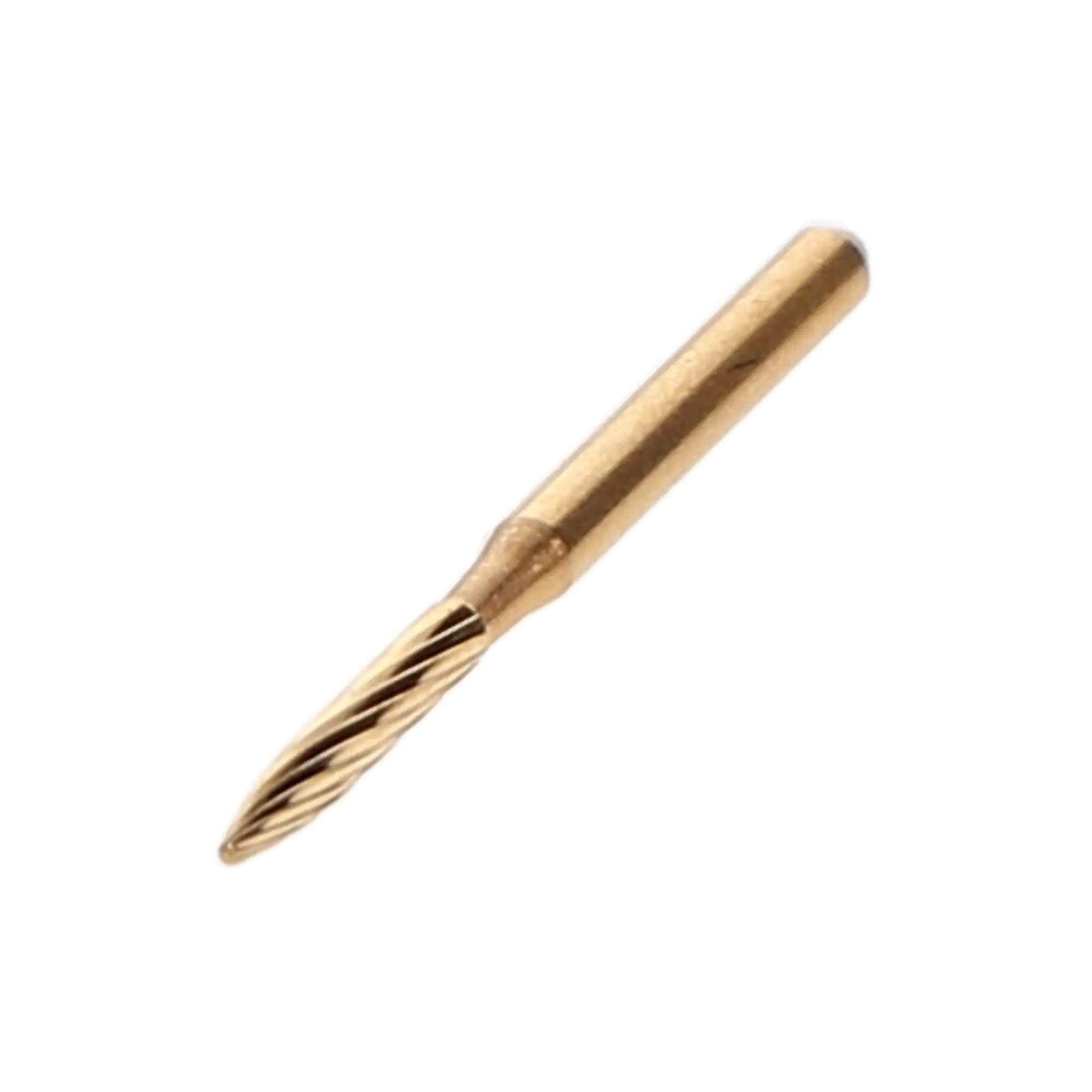 NeoBurr 12-Blade Trimming and Finishing Carbide Single-Use Bur, FG, Flame, # H48L12, 1.2 mm, 25/Pk, FGH48L12