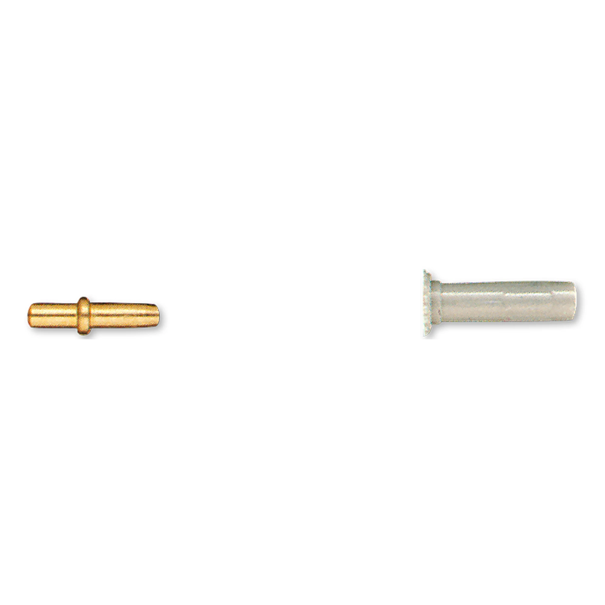 Pindex Short Pins and Plastic Sleeves, 10 mm, Bulk Pack of 1000, PX115