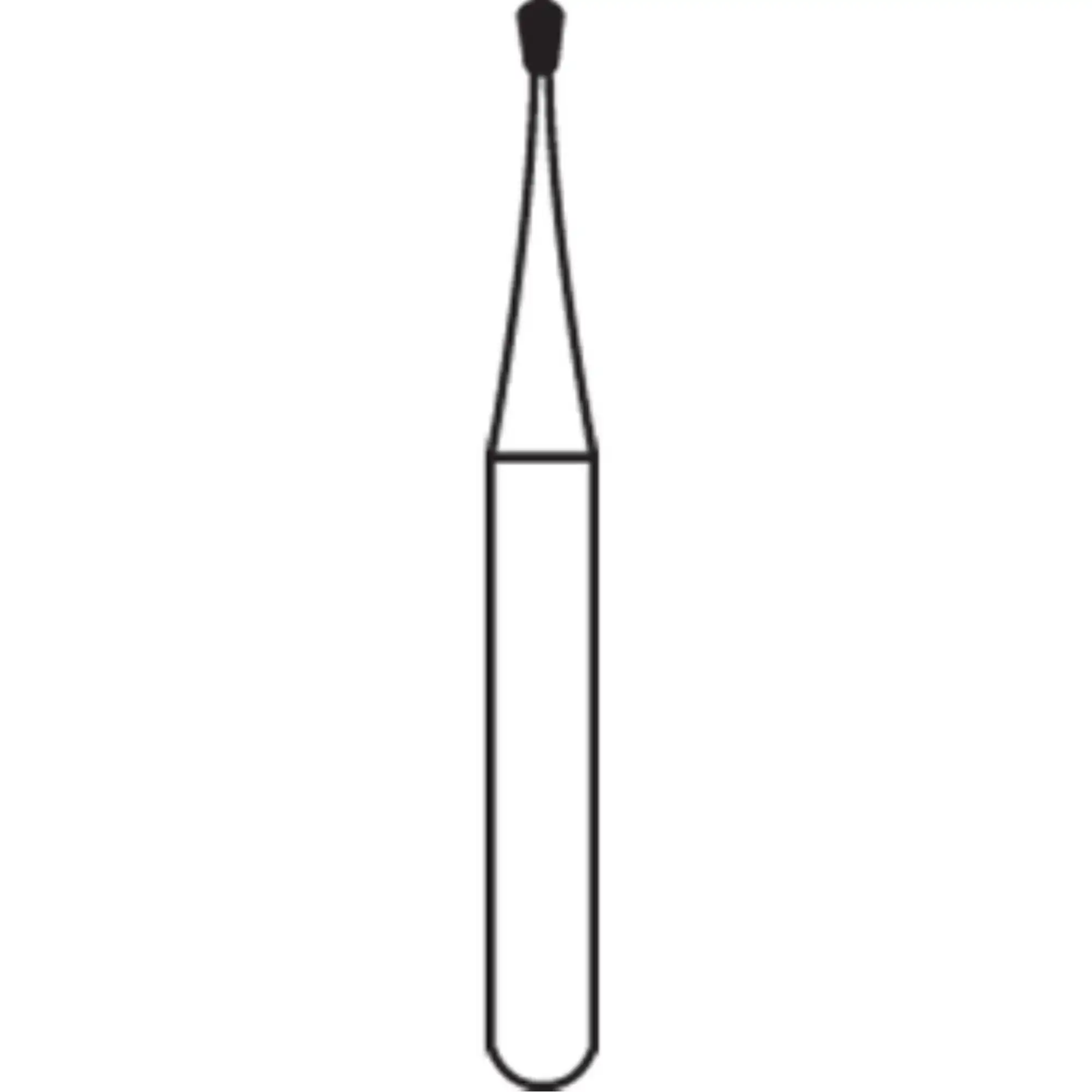 Alpen Operative Carbide Burs, FGSS, Pear, #330, 0.8 mm, 100/Pk, R300330C