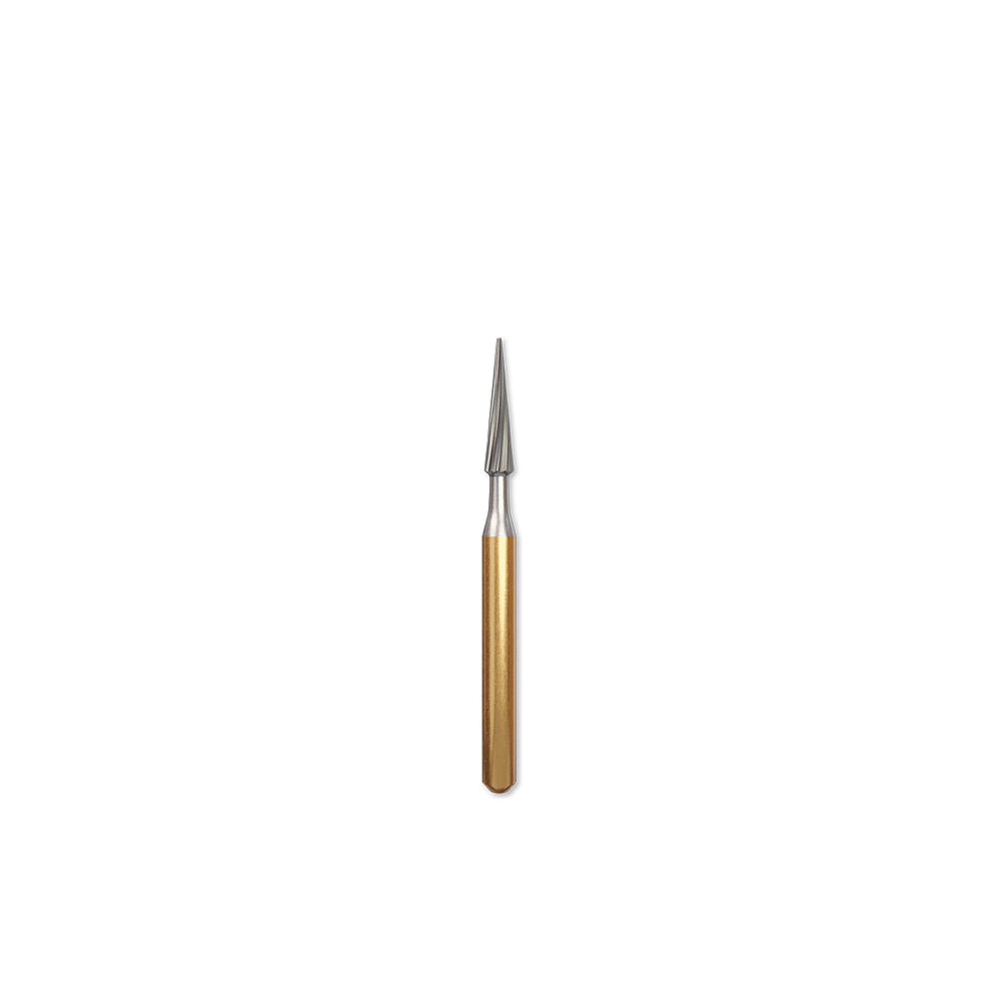 Alpen Operative T&F 12-Bladed Carbide Bur, FG, Tapered, # 7612, 1.4 mm, 5/Pk, R707612
